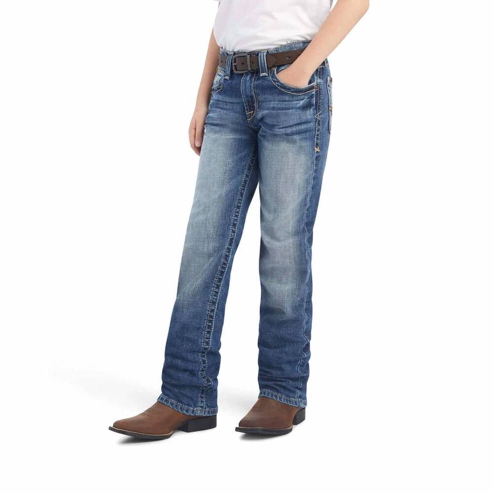 NEW ARIAT slim cutler stackable straight leg jean in dakota